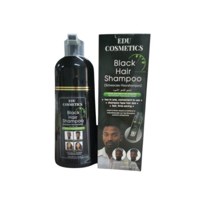 Black hair shampoo