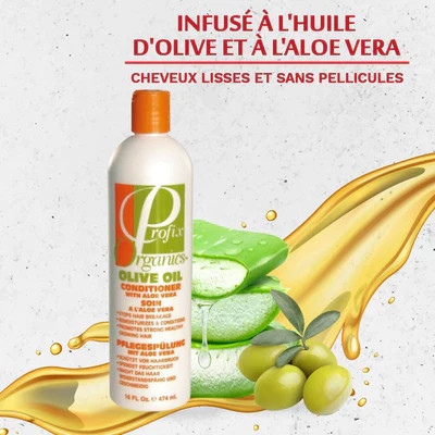 Profix Organics Olive Oil Conditioner with Aloe Vera 474ml